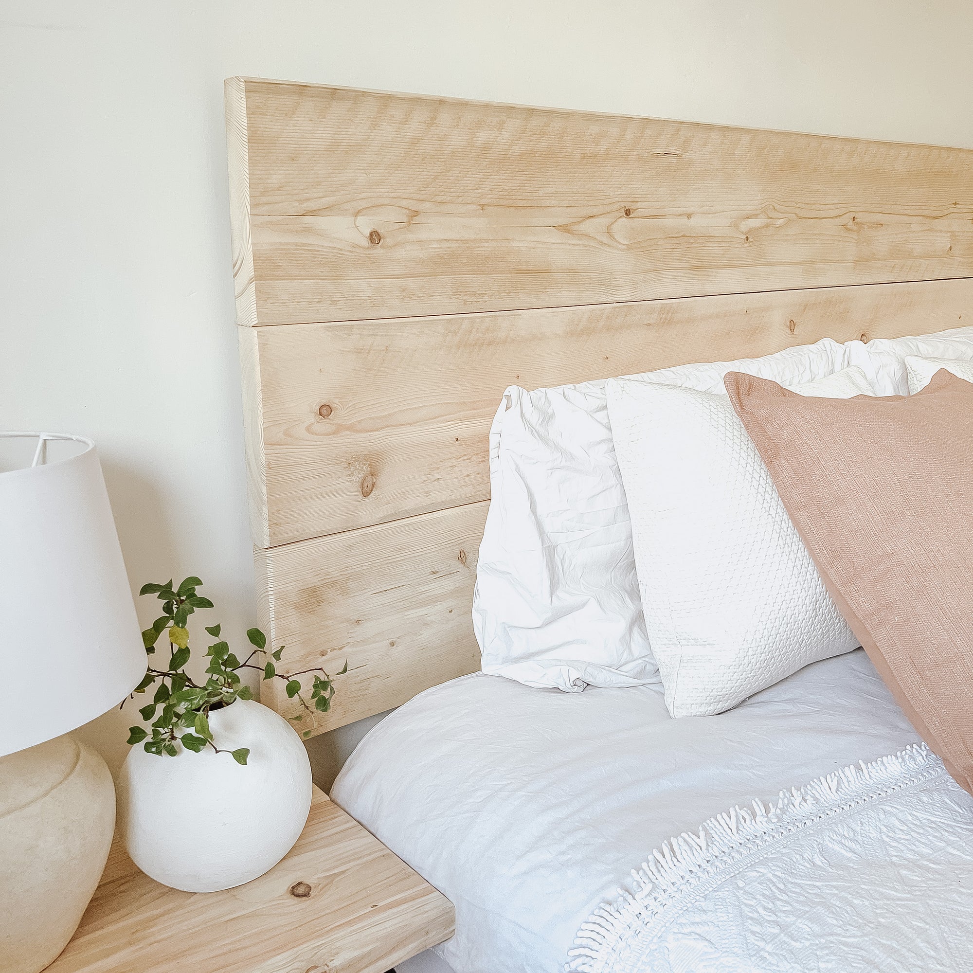 Rustic wooden headboard Natural wood Handmade reclaimed wood head board for bed vintage grey limed vintage - Coastal Range