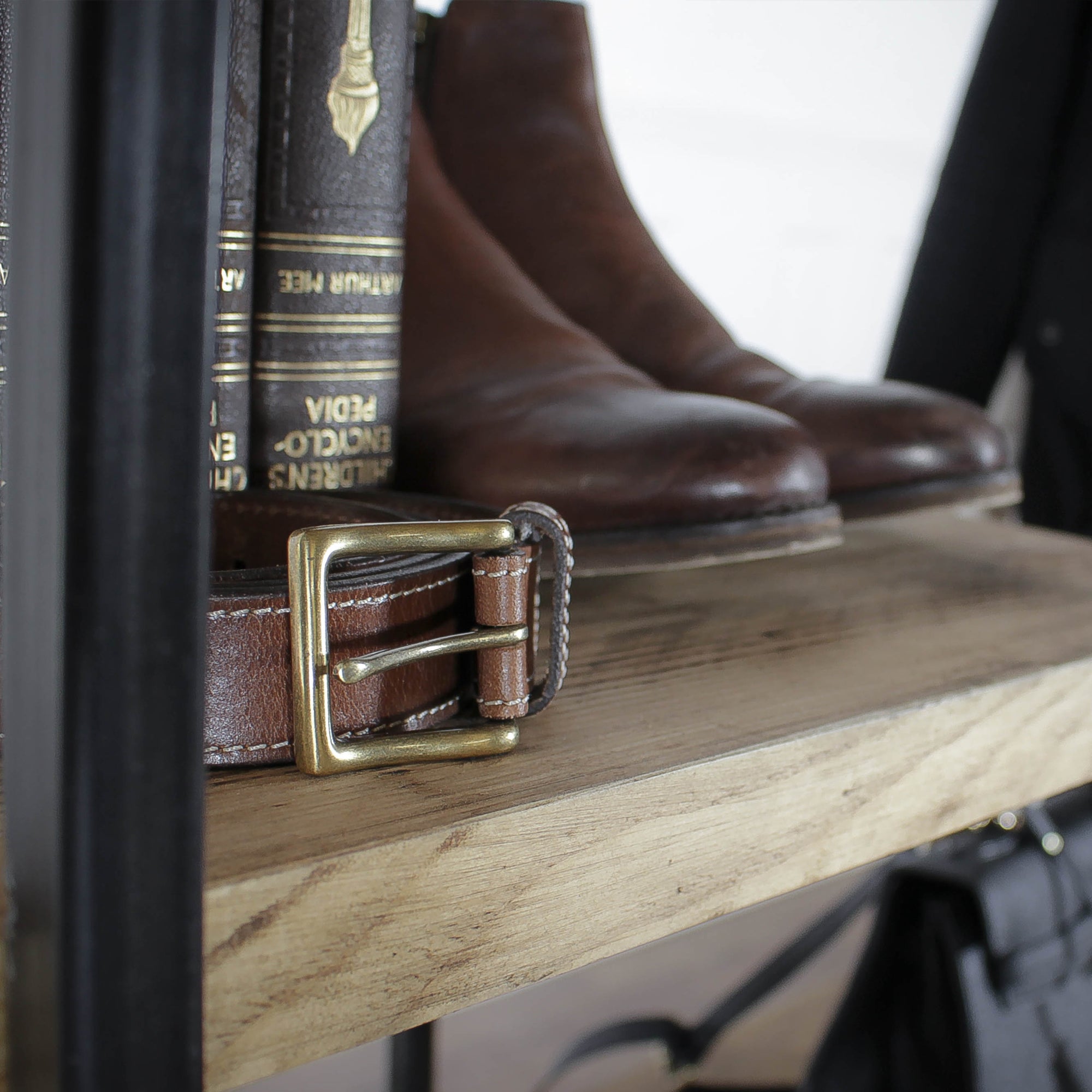 Industrial Open Wardrobe Clothes Rail Rack Reclaimed Wood Display Shoe Storage Shop Garment Hanger Walk In Custom Hanging Retail Stand Heavy.