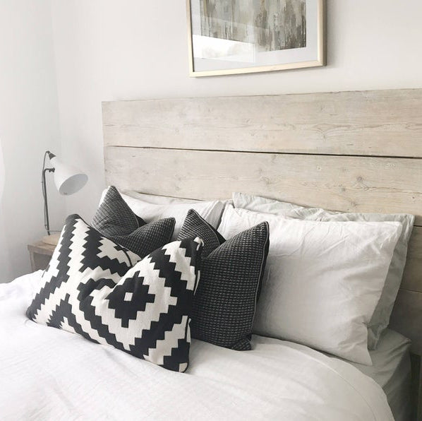 King outlet rustic headboard