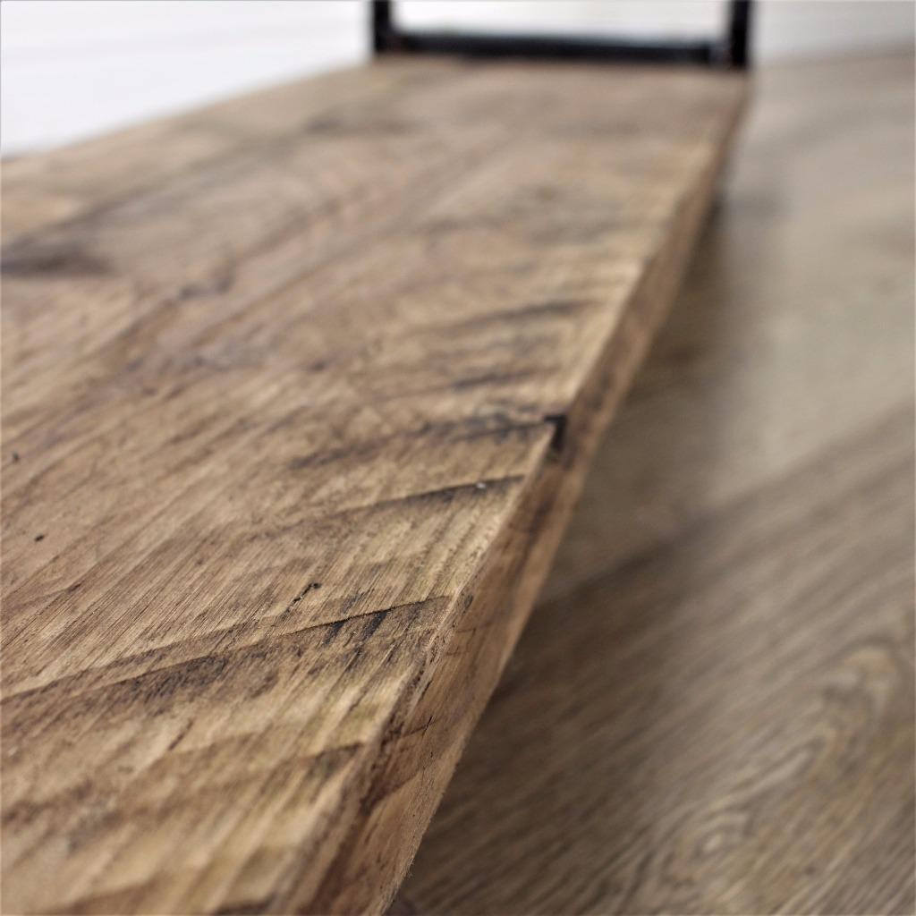 Clothes Hanging Rail  Industrial Wardrobe Display Shelf Shoe Vintage Open Rack Stand Shop Storage Wood Metal Hanger Coat Handmade.