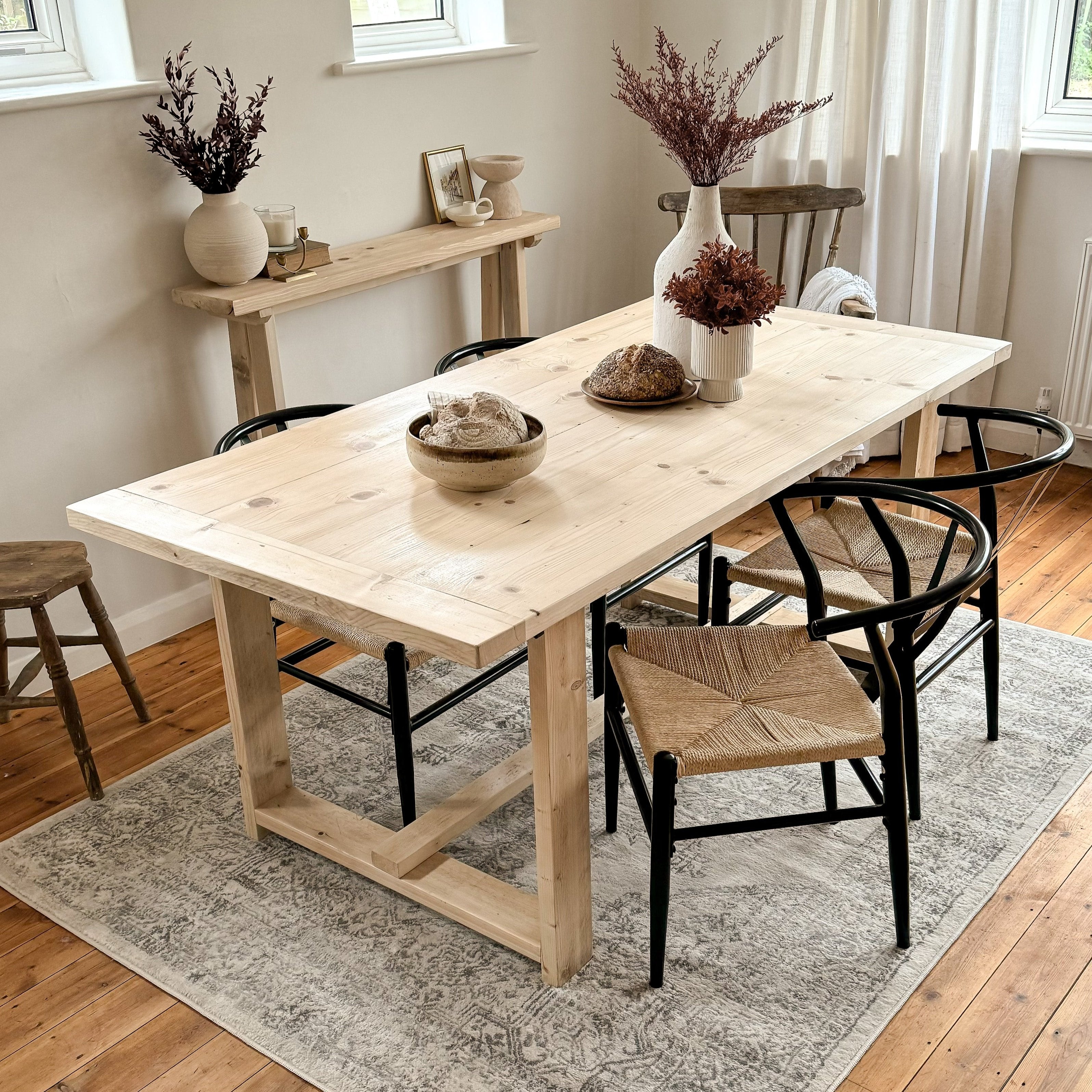 Rustic Dining Table Designs Galliden Rustic Oak Extendable Dining Room