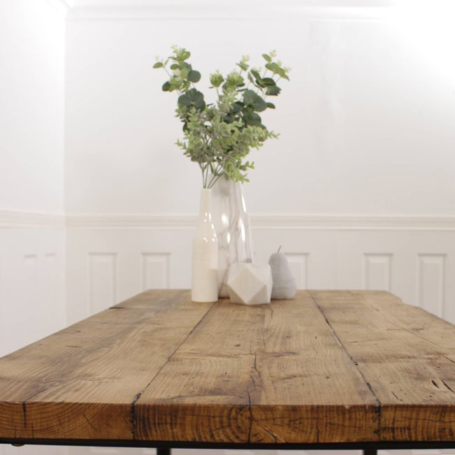 Rustic breakfast bar shop table