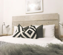 Load image into Gallery viewer, Headboard Wooden Grey Scandi Bed Wood Limed Solid Bedroom Double Rustic Gray Reclaimed King Chunky Single Scandinavian White.
