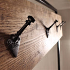 Industrial Hall Stand Coat Rack Storage Shoe Hooks Wood Rustic Reclaimed Umbrella Stand Bench Seat Entryway Handmade Steel Handbag Hallway Clothes.