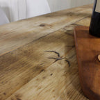 Industrial Dining Table Rustic solid Kitchen Reclaimed Chelsea - Handmade In Britain British Steel Farmhouse Wooden Metal Contemporary.