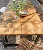 Garden table outdoor dining set picnic bench Patio Furniture Wooden Small Bistro Oak 6 seater and chairs Acacia 