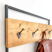 Load image into Gallery viewer, Coat Hall Rack Stand Tree with Shoe Hat Hooks Storage Standing Metal Shelves
