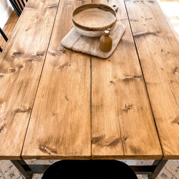 Kitchen Table Dining Set Bench Oak Wood Small to 8 Seater Space Saving Wooden Scandi 4 seat Chairs Rustic Reclaimed Narrow Farmhouse Modern