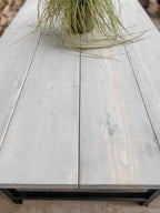Outdoor Garden Table Wooden Set Dining Grey Solid Wood Bench Piece Patio Furniture 6 8 seater 10 12 Oak Bistro Acacia Teak.