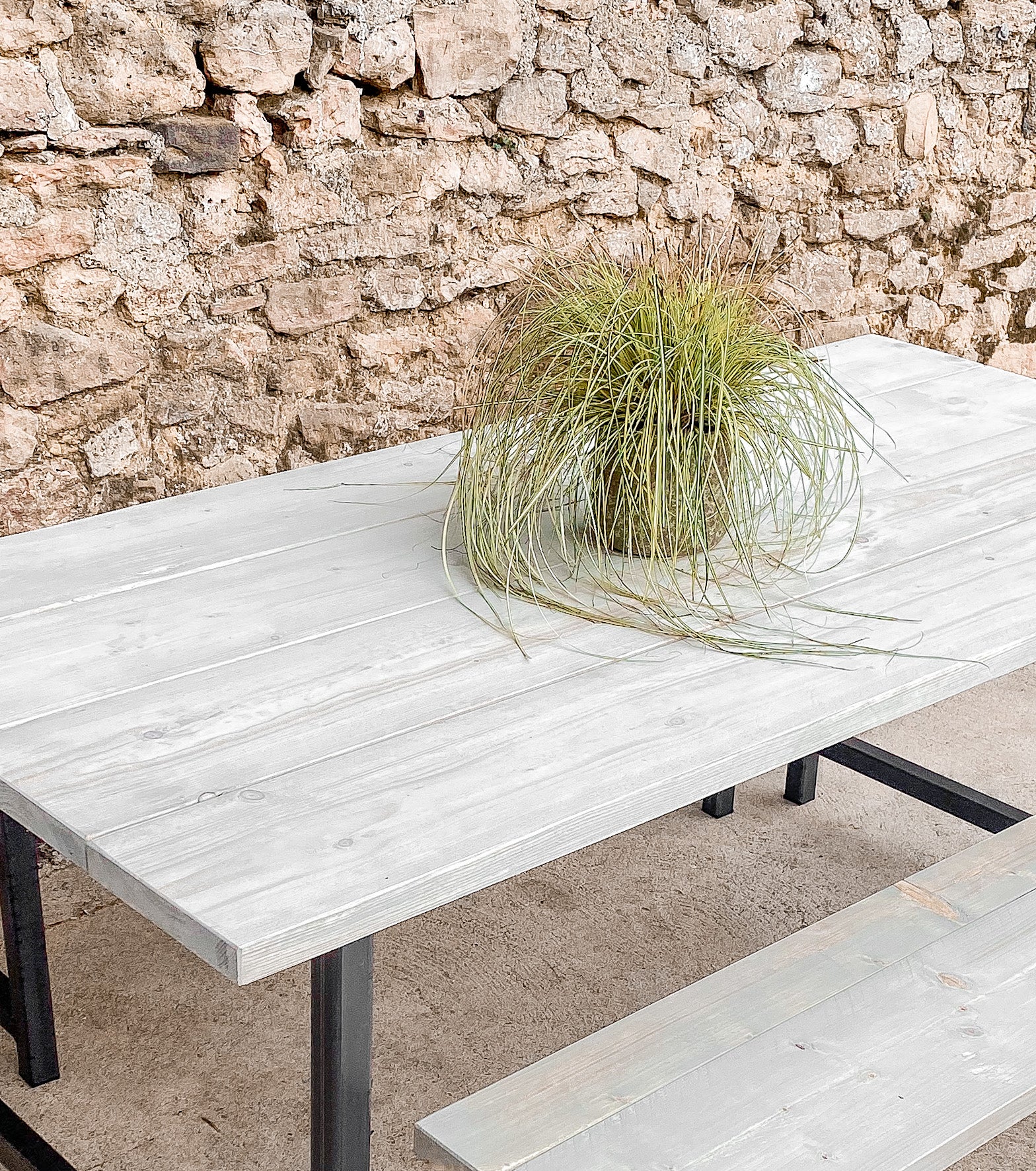 Outdoor Garden Table Wooden Set Dining Grey Solid Wood Bench Piece Patio Furniture 6 8 seater 10 12 Oak Bistro Acacia Teak.