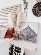 Load image into Gallery viewer, Slatted Bedside Tables Shelves Wooden Japandi Solid Oak Wood Bedroom Side  Drawer Modern Scandi Nordic Farmhouse Rustic Headboard Set Bed Nightstand.
